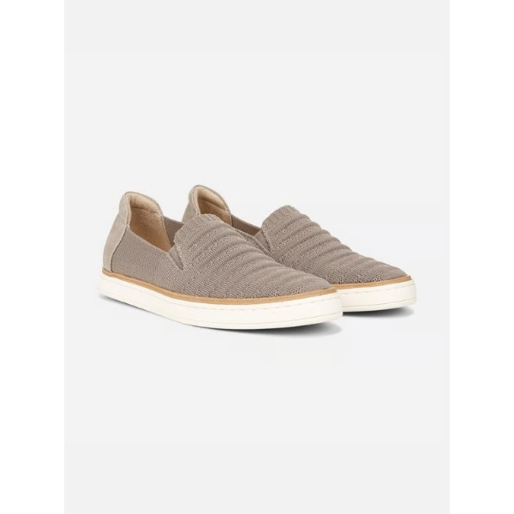 NATURALIZER Beige Knit Slip On Comfort Sneakers Round Toe Wide Size 7.5